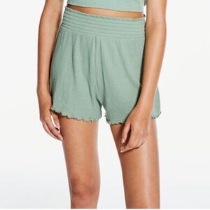 Aeropostale High-Rise Smocked Sleep Shorts Size Small